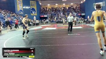 106 lbs Cons. Round 2 - Austin Guerrieri, Cape Henlopen vs Cole Perrin, Delaware Military Academy