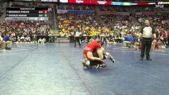 2A-138 lbs Cons. Round 2 - Brodrick Phelps, Creston vs Charlie Karam, Solon