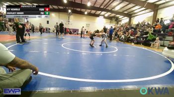 52 lbs Consolation - Ky Kemble, Ponca City Wildcat Wrestling vs Huxley Hiner, Pawnee Wrestling Club