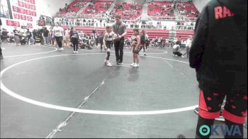 64 lbs Consolation - Wyatt Davis, Del City Little League Wrestling vs Tyler Thomas, Choctaw Ironman