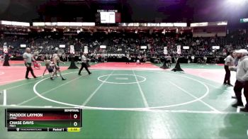 114 lbs Semifinal - Chase Davis, PBG1 vs Maddox Laymon, CPWA