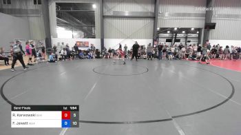 31 kg Semifinal - Riley Karwowski, Wyoming Seminary vs Fern Jewett, Misfits Avalanche