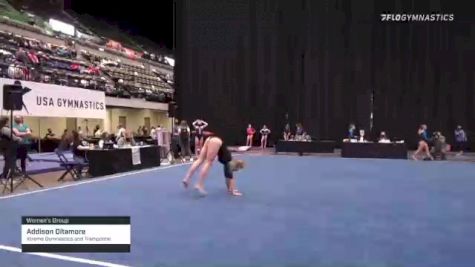 Addison Ditamore - Women's Group, Xtreme Gymnastics and Trampoline - 2021 Women's Xcel Region 4 Championships
