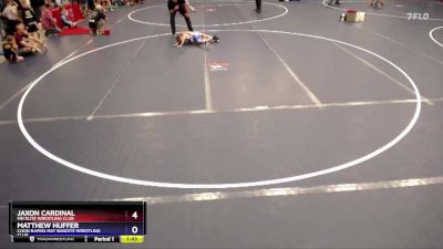 53 lbs Round 3 - Jaxon Cardinal, MN Elite Wrestling Club vs Matthew Huffer, Coon Rapids Mat Bandits Wrestling Club