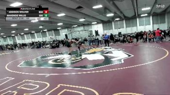 190 lbs Cons. Round 2 - Makenzie Willis, Doherty vs Addison Wolver, Mead