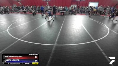 145 lbs Champ. Round 1 - Benjamin Capitosti, IL vs Joseph Lohmar, WI