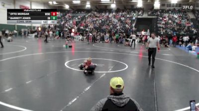67 lbs Cons. Semi - Barrett Jones, Sutton Mustangs vs Otto Morgan, Western Edge Wrestling Club