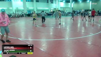 106 lbs Round 6 (16 Team) - Jayden Abel, Indiana Goon Squad vs Tatem Adams, SD Red