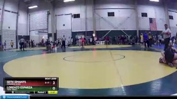 174 lbs Champ. Round 1 - Lorenzo Esparza, York (Neb.) vs Seth Simants, Chadron State