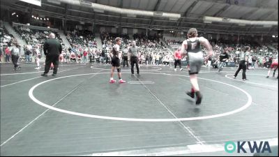 90 lbs Round Of 16 - Emmett Dahlem, Jacket Wrestling Club vs Brendan Jackson, Bristow Elementary Wrestling Club