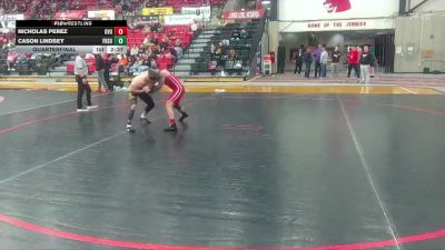165 lbs Quarterfinal - Nicholas Perez, Grand View vs Cason Lindsey, Fort Hays State