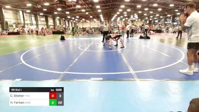 80 lbs Rr Rnd 1 - Carter Shetler, TYW New Breed Elementary vs Hassan Farhan, Iron Horse Wrestling Club