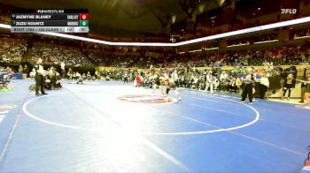 125 Class 1 lbs Cons. Round 3 - Zuzu Kountz, Mid-Buchanan vs Jazmyne Blaney, Carl Junction