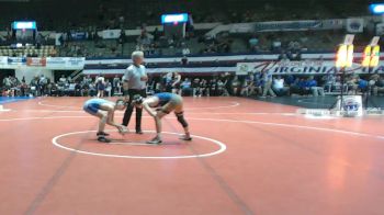 120 lbs Semis & Wb (16 Team) - Cadynn Rowe, Richlands vs Manley Nalls, Orange County