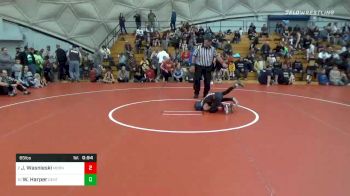 65 lbs Quarterfinal - Josh Wasnieski, Moon vs William Harper, Central Valley