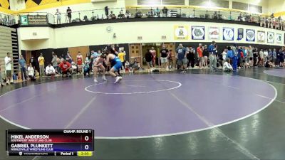 132 lbs Cons. Round 3 - Nolan Langley, Bloomington South Wrestling Club vs Jordin Franklin, Panther Wrestling Club