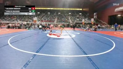 120 lbs Cons. Round 1 - Evelyn Shivers, Pinedale vs Allison Kissack, Kelly Walsh