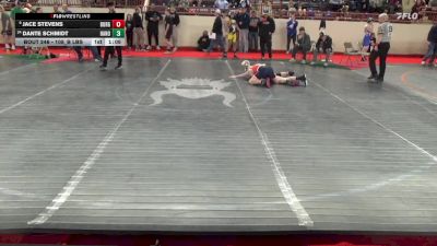 105_B lbs Round Of 32 - Jace Stevens, Burgettstown vs Dante Schmidt, Hanover Area
