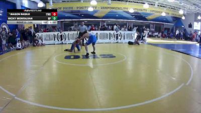 144 lbs Champ. Round 2 - Mason Basile, Tampa Tiger Wrestling Club vs Ricky Montalvan, Maximum Performance