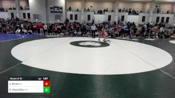 132 lbs Round Of 16 - Jack Alves, Bridgewater-Raynham vs Owen Kourafas, Quincy/North Quincy