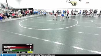 126 lbs Cons. Round 2 - James Barone, Winneconne vs Wyatt Wilcox, Chilton/Hilbert