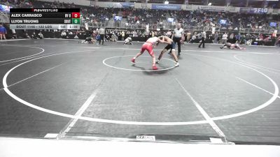 122 lbs Consi Of 8 #2 - Alex Carrasco, BV Bison vs Llyon Truong, Southmoore Sabercats