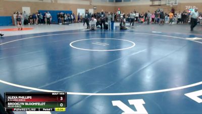 100lbs Cons. Round 7 - Alexa Phillips, R. A. Long (Girls) vs Brooklyn Bloomfeldt, Kelso (Girls)