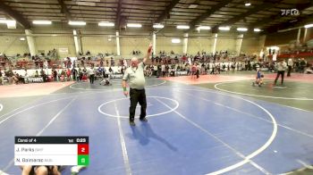 54 lbs Consi Of 4 - Jaxon Parks, Bayfield vs Noah Goimarac, Badlands WC