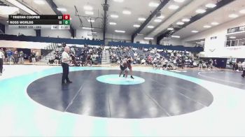 285 lbs Quarterfinal - Tristan Cooper, Alvernia vs Ross Worlds, Eastern University