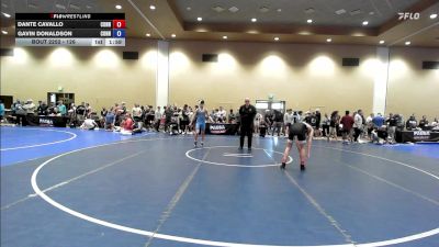 126 lbs Cons. Round 2 - Dante Cavallo, Connecticut vs Gavin Donaldson, Connecticut