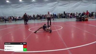 85 lbs Quarterfinal - Brady Dobson, Anita vs Daerin Curry, Baltimore