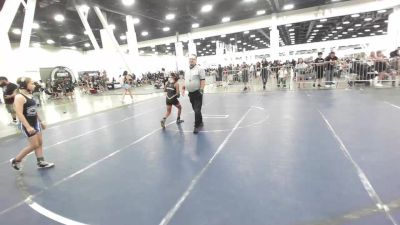 94 lbs Rr Rnd 3 - LaNiyah Lehi, Hidden Springs Wolves vs KyleDanielle Calderon, Carlsbad Combat WC