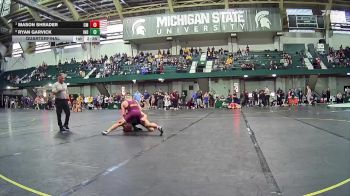 157 lbs Quarterfinal - Mason Shrader, Central Michigan vs Ryan Garvick, Indiana