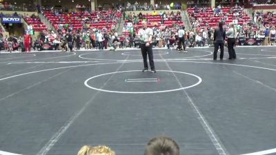 49 lbs Champ. Round 2 - Calvin Burget, Derby Wrestling Club vs Larenz Ingram, RSA