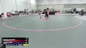 105 lbs Semis & 1st Wrestleback (8 Team) - Kaitlin Coleman, Georgia Red vs Sarina Gunn, Virginia