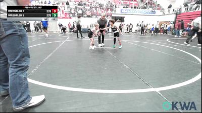 43 lbs Quarterfinal - Zayden Lewis, Team Nomad vs Henry White, Murray County Takedown Club