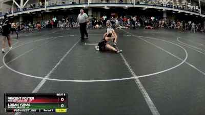 72 lbs Round 3 (6 Team) - Vincent Foster, Mat Assassins Red vs Logan Yuhas, Buxton Squeeze