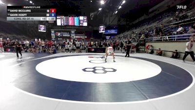 100 lbs Cons. Rd Of 16 - David McClurg, CA vs Gavin Hoeft, MN
