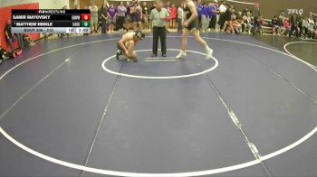 215 lbs Champ. Round 1 - Matthew Hinkle, Cascade vs Samir Mayovsky, Edmonds-Woodway