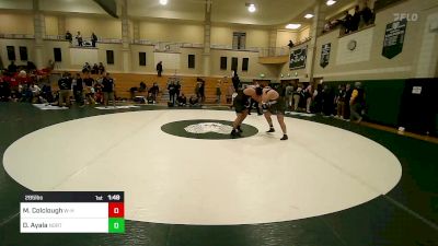 285 lbs Quarterfinal - Maddox Colclough, Whitman-Hanson vs Danyel Ayala, Norton
