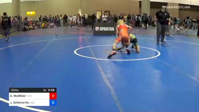 120 lbs Quarterfinal - Alexander McMiller, Florida vs Jeremiah ...