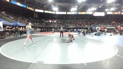 135 lbs Champ. Round 1 - Valeria Dominquez, Boise vs Sydney De Sena, Capistrano Valley