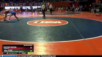 1 lbs Quarterfinal - Cutter Prater, Vandalia vs Will Rude, Sterling (Newman Central Catholic)