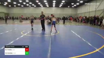 80 lbs Quarterfinal - Maddox Fields, Unaffiliated vs Wyatt Kimble, Hudson Wrestling Club