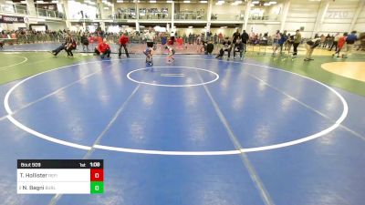 60 lbs Semifinal - Tucker Hollister, Refinery WC vs Nicholas Bagni, Burlington