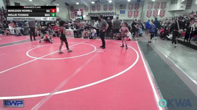 67 lbs Quarterfinal - Marleigh Howell, Viking Wrestling Club vs Hollis Thomas, Wagoner Takedown Club