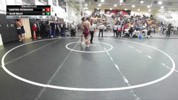 175 lbs Cons. Round 3 - Santino Petrovich, Rancho Mirage vs Alor Mills, Laguna Hills