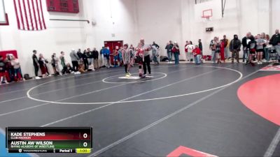 106 lbs Semifinal - Austin AW Wilson, Rhyno Academy Of Wrestling vs Kade Stephens, Club Madison