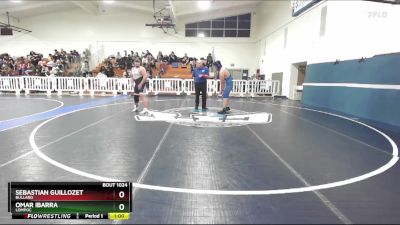 285 lbs Cons. Round 2 - Omar Ibarra, Lompoc vs Sebastian Guillozet, Bullard