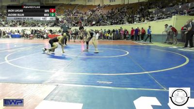 108 lbs Consi Of 32 #2 - Jack Lucas, Sapulpa Jr High vs Jacobi Ellis, MacArthur Wrestling